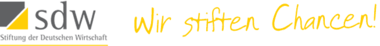 Logo Stiftung der Deutschen Wirtschaft "Wir stiften Chancen!"